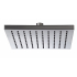 Square ABS Rain Shower Head 200mm Chrome