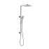 Luxus Brushed Nickel Sliding Rail With 3 Spray Function Hand Shower