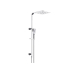 Luxus Chrome Sliding Railwith 3 Spray Function Hand Shower