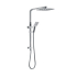 Kasten Brushed Nickel Sliding Rail With 3 Spray Function Hand Shower