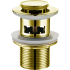 Pop-up Waste Basin Non Overflow 32mm Brushed Gold