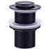 Pop-up waste 32mm, no O/F Matt Black