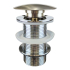 32/40mm Chrome Solid Brass Basin Pop Up Waste NO Overflow