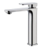 IVANO Solid Brass Chrome Square Tall Basin Mixer