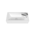 500mm Gloss White Thin Edge Ceramic Vanity Top Right Tap Hole