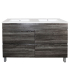 1200mm Dark Grey MDF Bathroom Vanity 4 Drawers Free Standing Cabinet Only