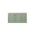 890*455*470mm Olive Green Chester Federation Wall Hung PVC Cabinet,Right Hand Drawers