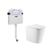 560X365X420mmAgena R&T Inwall Rimless Floor Toilet Suite Pan:Rimless Wall Faced Floor Pan