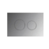 Stainless Steel Round Push Plate Brushed Nickel