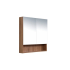 600*150*780mm Canyon Oak Wall Hung Woodgrain Mirror Cabinet Two Doors 
