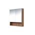 600*150*780mm Canyon Oak Wall Hung Woodgrain Mirror Cabinet Two Doors 