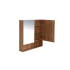 900*150*780mm Canyon Oak Wall Hung Woodgrain Mirror Cabinet Two Doors 