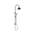 Clasico Combination Shower Set in Matt Black