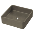 Zale Concrete Square Basin Grey 360 x 360 x 120 NTH Dark Grey