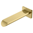 Kara Bath Spout Curved Tip Brushed Gold