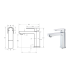 Flores Basin Mixer Chrome