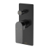 Flores Wall Mixer with Diverter Matt Black