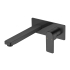 Flores Wall Basin Mixer Matt Black