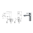 Banda Basin Mixer Chrome