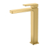 Ceram High Rise Basin Mixer Brushed Gold