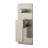 Ceram Wall Mixer with Diverter Brushed Nickel