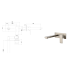 Ceram Wall Basin Mixer Brushed Nickel