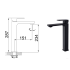 Seto High Rise Basin Mixer Matt Black
