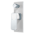 Seto Wall Mixer with Diverter Chrome & White