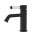 Clasico New Basin Mixer Ceramic Handle Matt Black