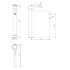 Hali High Rise Basin mixer Gunmetal