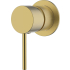 IKON-Hali Wall Mixer Brushed Gold with 60mm Cover Plate