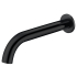 Hali Curve Bath Spout Matt Black