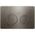 Access Plate Round Button Gunmetal