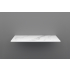 750mm Narrow White Marble Look Sintered Stone Top Matte Finish Benchtop