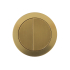 Round Press Button Brush Yellow Gold 