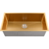 Bowl Size:720X400X230mm Overall Size:760X440X230mm Brushed Gold Kliff Hand Made Stainless Steel Sinks