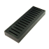 300x100x26mm Lauxes Aluminium Midnight Wide Floor Grate Black