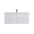 1190*455*480mm Gloss White Alpha Wall Hung PVC Vanity Single Bowl