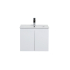 590*455*480mm Gloss White Alpha Wall Hung PVC Vanity