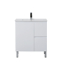 740*355*860mm Ensuite Gloss White Alpha Ensuite Free Standing PVC Vanity,Right Hand Drawers