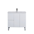 890*455*860mm Gloss White Alpha Free Standing PVC Vanity,Left Hand Drawers
