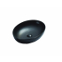 520*395*130mm Matt Black Carey Fine Ceramic Above Counter Basin No Overflow 32mm Waste