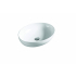 520*395*130mm Gloss White Carey Fine Ceramic Above Counter Basin No Overflow 32mm Waste
