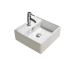 470*463*165mm Gloss White Crete Fine Ceramic Wall Hung/Above Basin Tap Hole With Overflow 32mm Waste