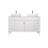 1490X455X860 Matte White Harold Federation Free Standing PVC Cabinet