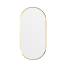450X1200X35mm Brushed Gold Ellips Frame Mirror
