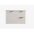 740*455*560mm Matte White Madura Federation Wall Hung PVC Cabinet Right Hand Drawers