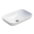 520*340*150mm Gloss White Kliff Fine Ceramic Insert Basin No Oerflow