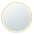 900X900X32mm Brushed Gold Orbis Framed LED Mirror