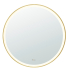 800X800X32mm Brushed Gold Orbis Framed LED Mirror